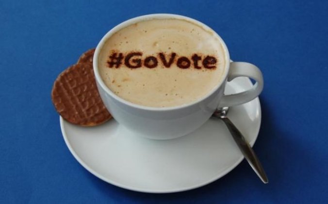Go vote coffee