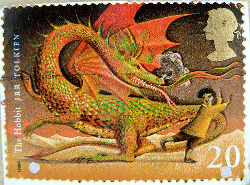 Lord of the rings Dragon Stamp