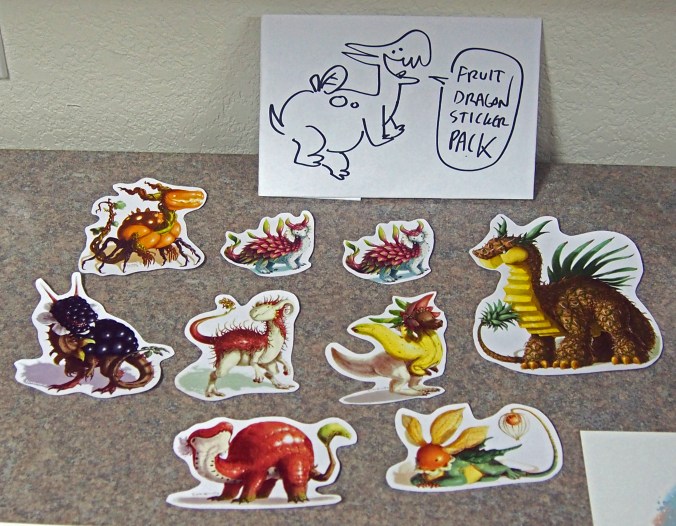 Fruit Dragon Stickers